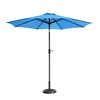 Nature Spring Nature Spring 9 Foot Patio Umbrella- Auto Tilt, Blue 635752XXJ